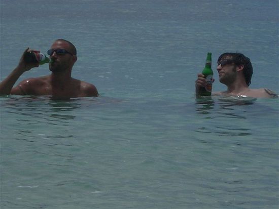 isch ja klar, wie jedae mittag... mischu udr kusi im meer am biere, da wird dahei sicher maenge iversuechtig??