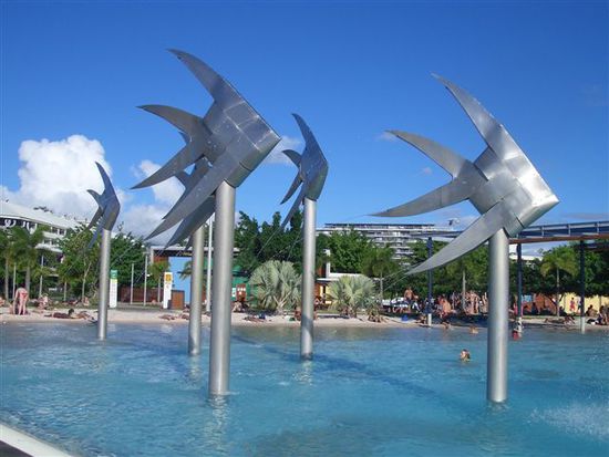 badelagune in cairns...