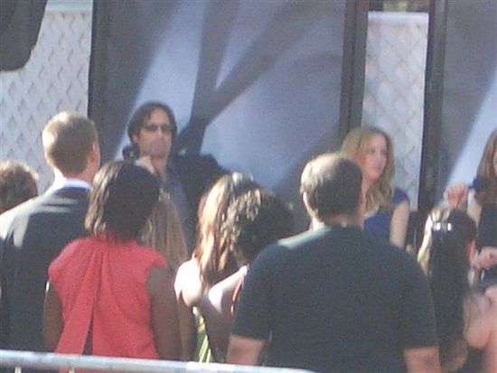 ERKENNT IHR DIE ZWEI?? SCULLI UND MOULDER VON AKTE X....BEI DER FILMPREMIERE IN HOLLYWOOD
