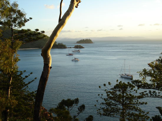 unser Liegeplatz am 1. Abend