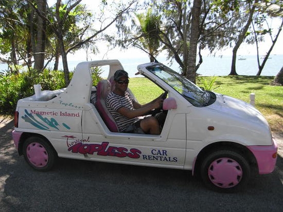 unser Auto auf Magnetic Island