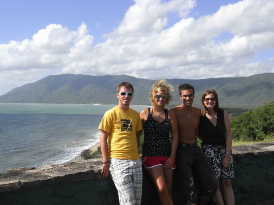 unsere Truppe in Cairns. Marc, Marisa,
ich und Isabelle