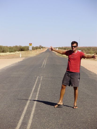 Haupthighway durch die Wueste