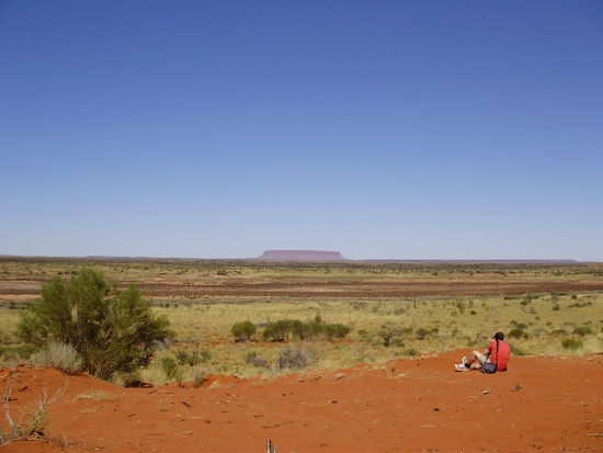 just Landschaft (ist nicht Uluru)