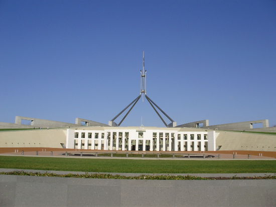 Regierungsgebaude in Canberra