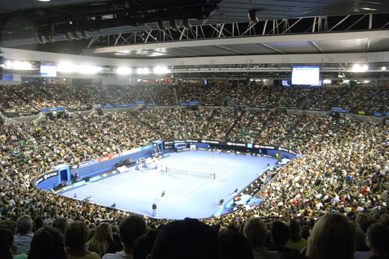 Rod-Laver-Arena von innen
