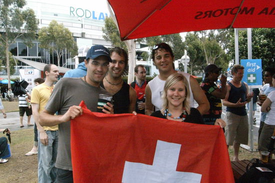 selbstverstaendlich mit Schweizer Flagge