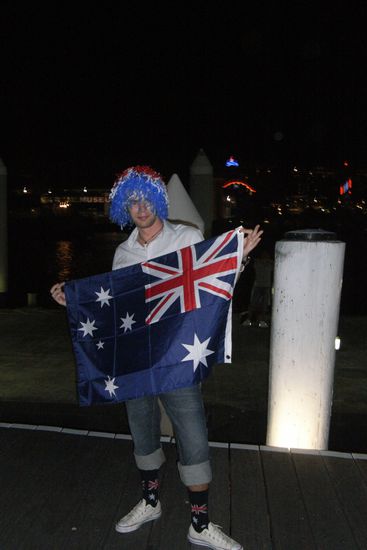 Schaut auf die Socken..