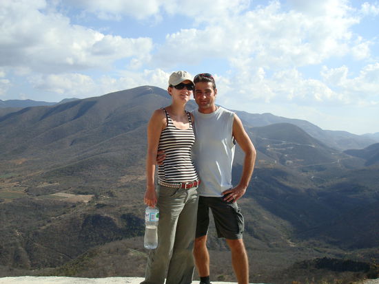 Vor dieser Kulisse "muessen" wir halt schon posieren 