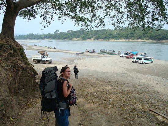 Auf dem Weg zur Lancha