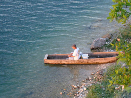 Fischer bei der Arbeit