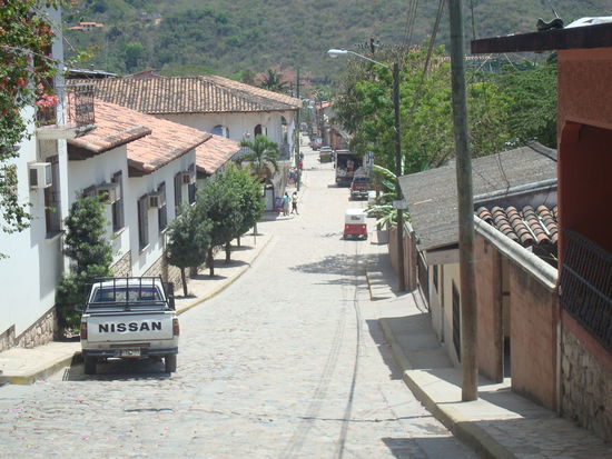 Strasse in Copan
