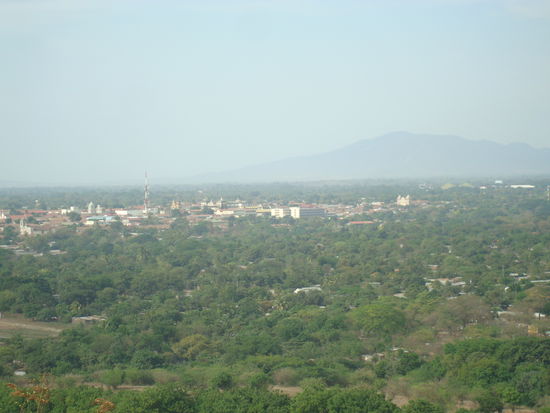 Aussicht vom El Fortin ueber León