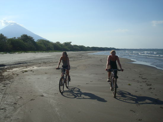 Am Strand entlang gings ja noch...