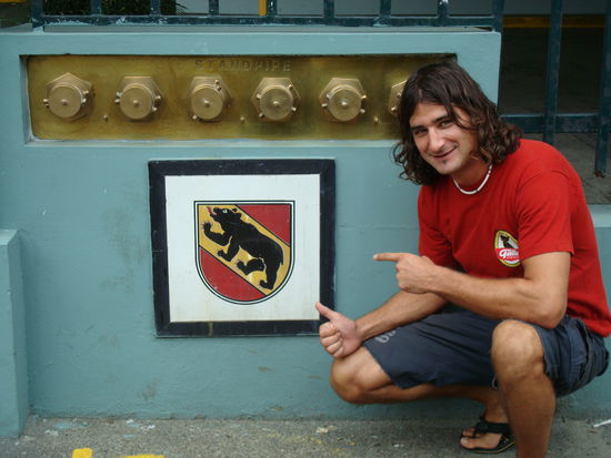 Wunderschönes Wappen überall in Panamacity anzutreffen.