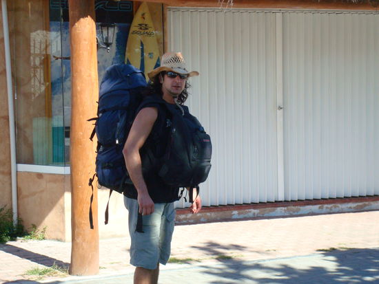 Auf dem Weg zur Busstation