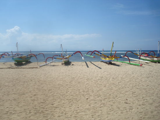 Traditionelle Auslegerboote