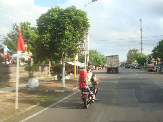 Die paar Kilometer zum Hafen...