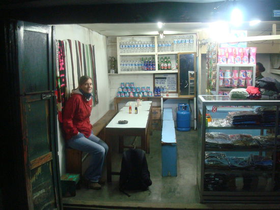 Beim Kaffetrinken bevor Sonnenaufgang... kalt wars