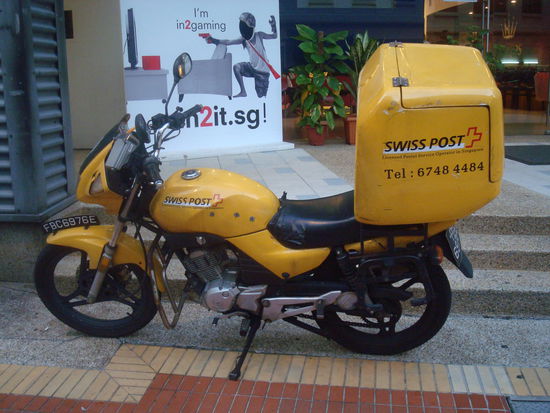 Die Schweizer Post ist also auch in Singapur vertreten