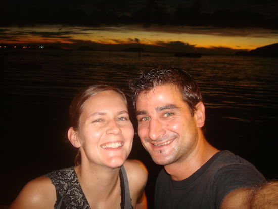 Wir geniessen den Sunset