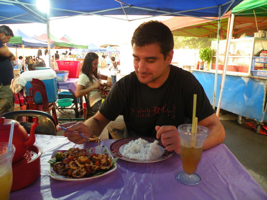 Tintenfisch direkt am Meer. Saugut!!!!!!