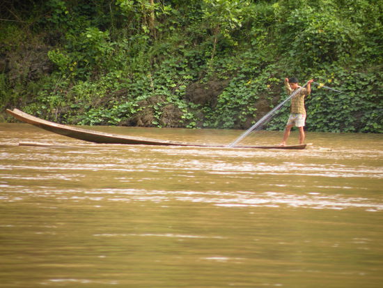 Fischer bei der Arbeit