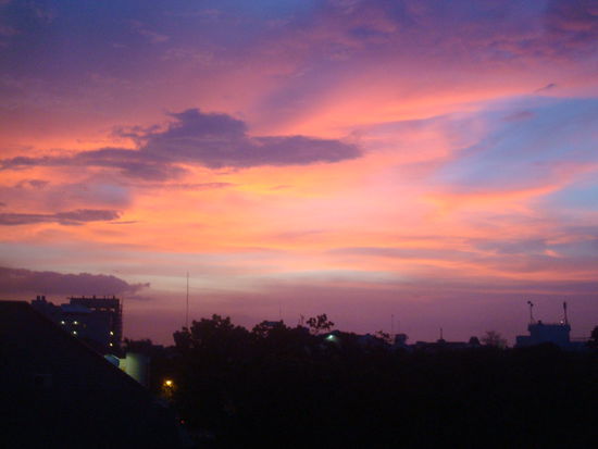 Himmel ueber Makassar