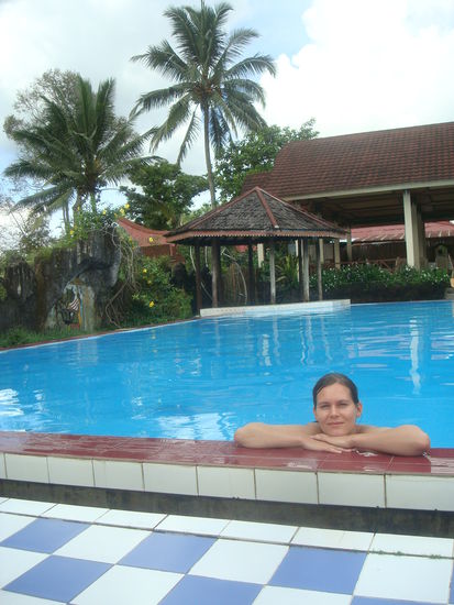 Wir haben uns fur die paar Tage eine sehr schoene Unterkunft gegoennt...