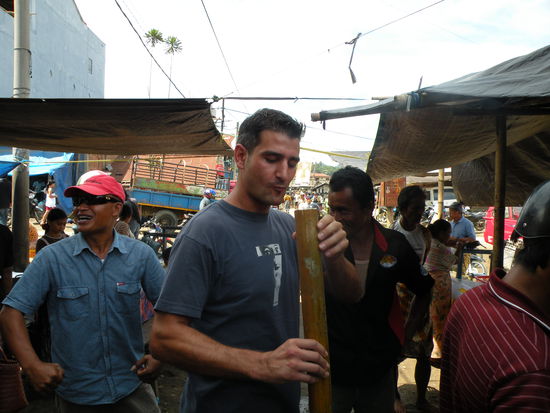 ... und dieser hier ist ganz frisch und schmeckt wirklich gut.