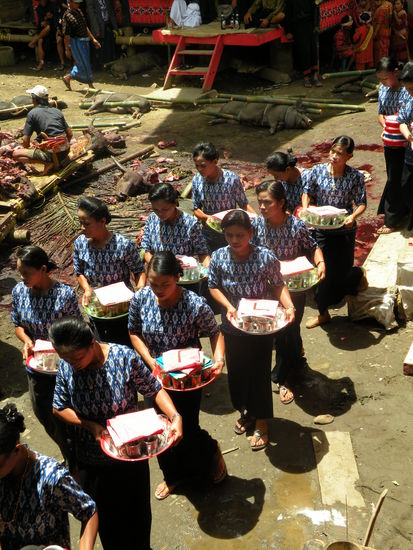 Die Gaeste werden auch bewirtet