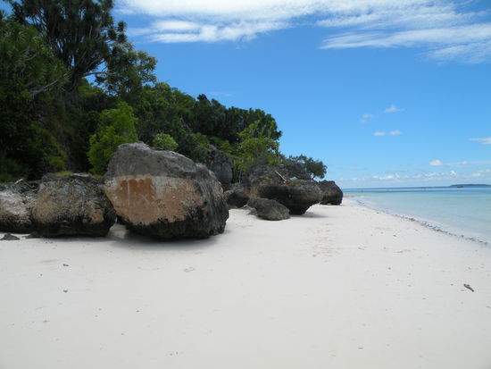 Wir sind stundenlang am Strand spazieren gegangen...