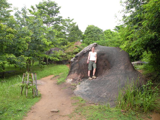 Es geht ca. 1.5km steil bergauf...