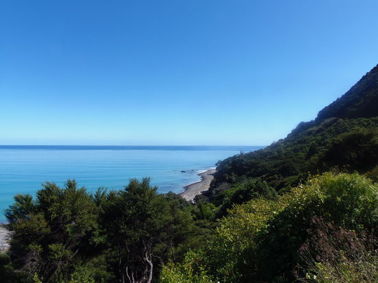 Aussicht auf die Kueste des East Cape
