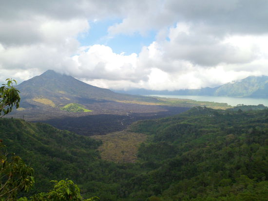 Aussicht auf den Mount Batur