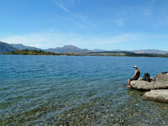 Ein bisschen die Fuesse baden ist auch schoen
