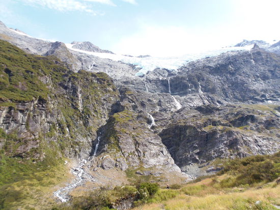 Super Sicht auf den Glacier....