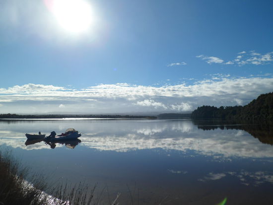 Am naechsten Tag scheint wie durch ein Wunder die Sonne und alles scheint uns gleich noch viel, viel schoener 