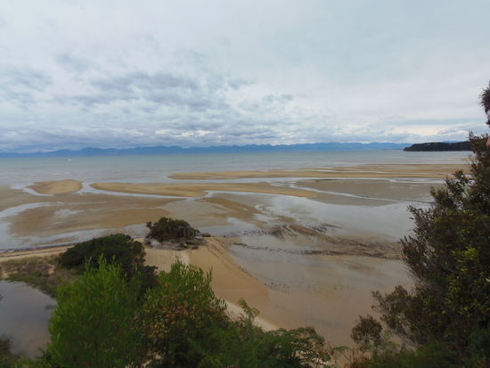 am Eingang des Parks, es herrscht Ebbe
