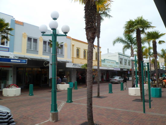 Napier ist beruehmt fuer seine Art-Deco Gebaeude....