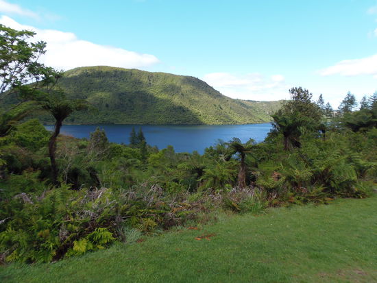 Aussicht auf den Green Lake (sieht hier allerdings nicht so green aus)
