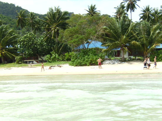Unsere Hütte am Sairee-Beach