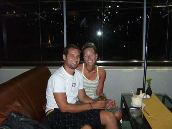 Letztes Bierchen am Flughafen