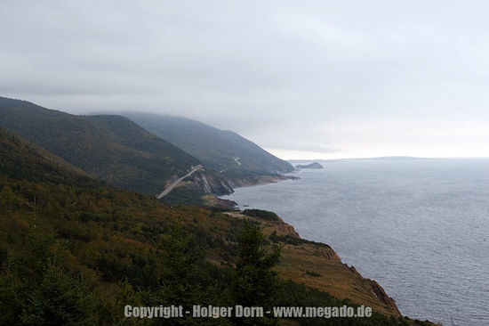 Bei Beginn des Trails war nicht so tolles Wetter.