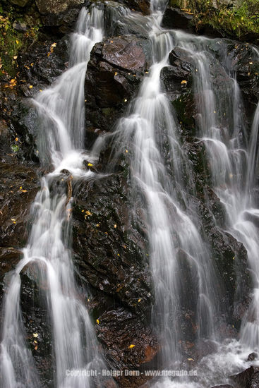 Der Wasserfall am Ende des Trails.