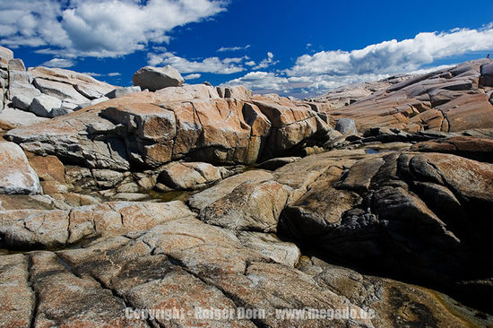 Granitfelsen rund um Peggy's Cove
