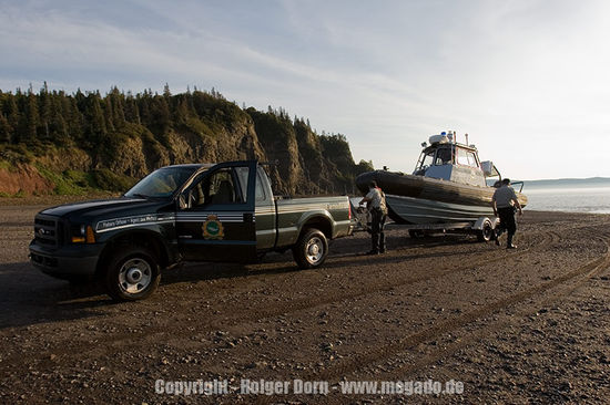 Fischereipolizei im Einsatz.