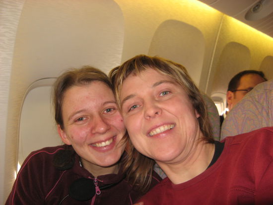 Roschi und Manu auf dem Weg nach Neuseeland