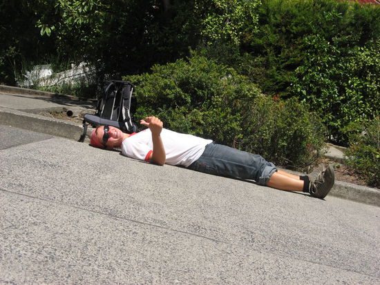 so steil ist die Strasse