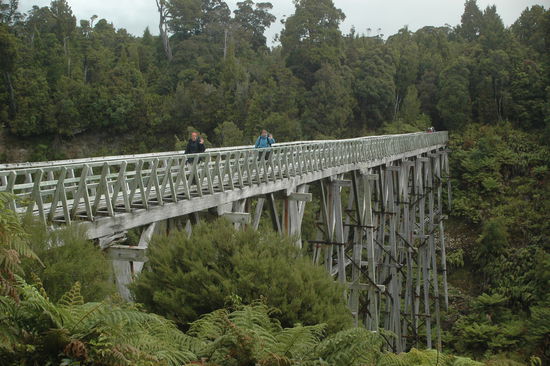Neuseelands groesstes Holzviadukt